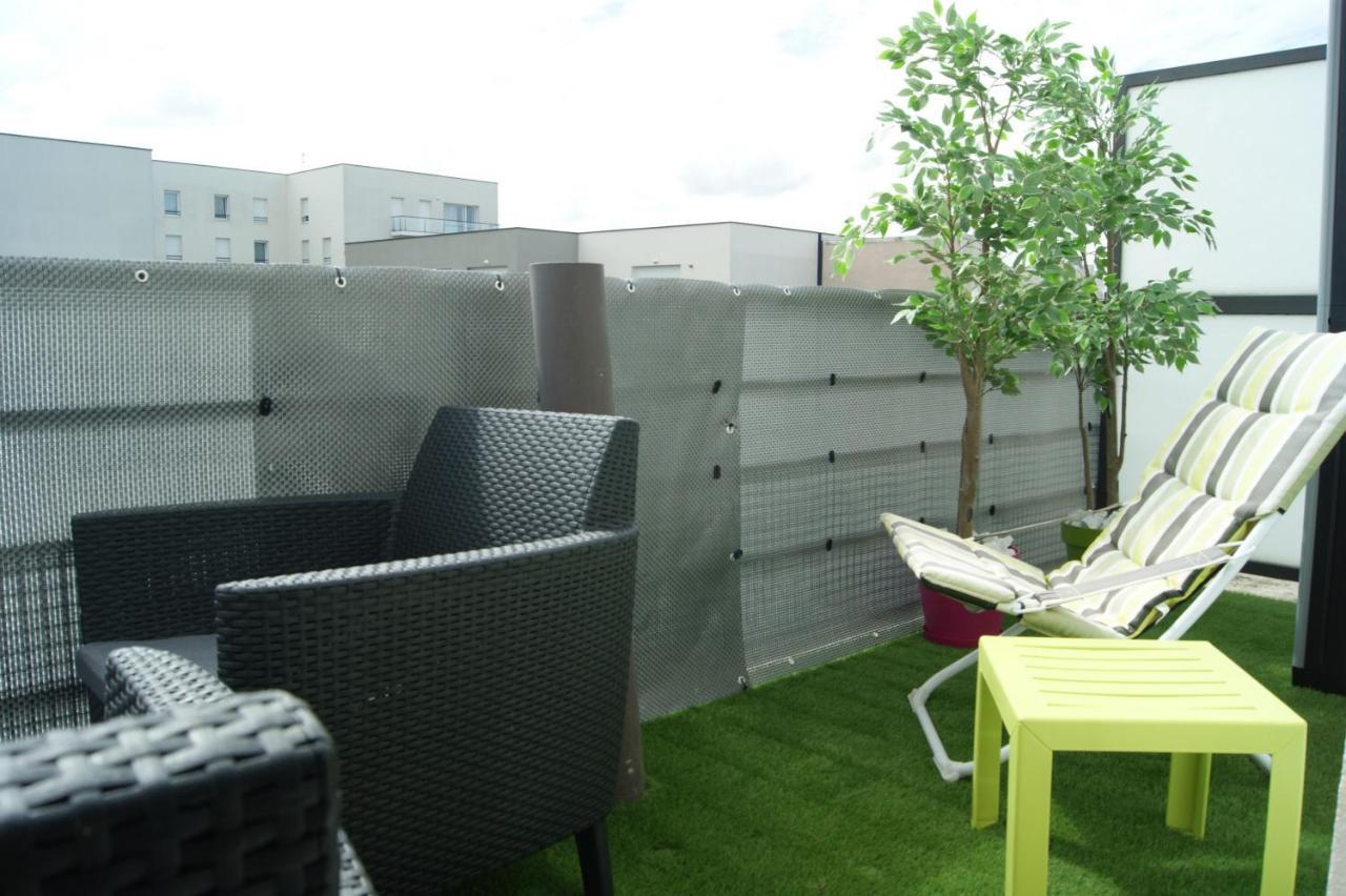Victoria-T2-41M2-Balcon, Wifi, Linge, Produits, Menage Inclus Reims Exterior foto
